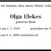 Rheil Olga 1914-2008 Todesanzeige